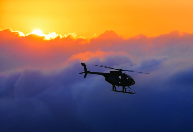 Helicopter Big IslandHawaii Sky Yellow