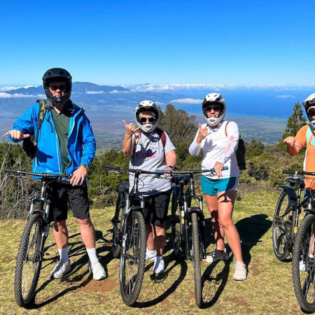 mountainriders guest photo haleakala self guided bike tour family product image